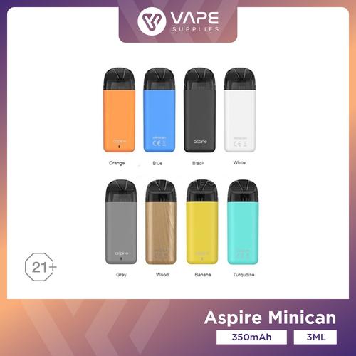 Foto Produk Aspire Minican Kit 350mAh 3.0ML Version by Aspire - White dari Vape Supplies