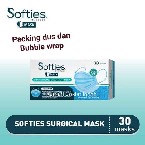 Foto Produk masker softies surgical 3 ply isi 50 - SURGICAL ISI 30 dari Rumah Coklat Indah