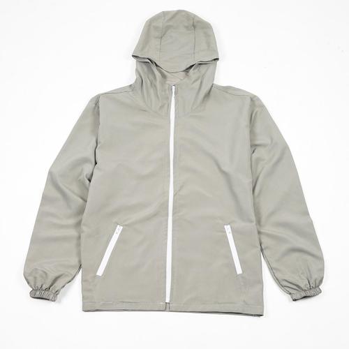 Foto Produk Jaket lari running olahraga windbreaker Abu Unisex Premium Quality - S dari KEPOMP