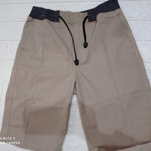 CELANA CHINO PENDEK PRIA - Krem, 37 