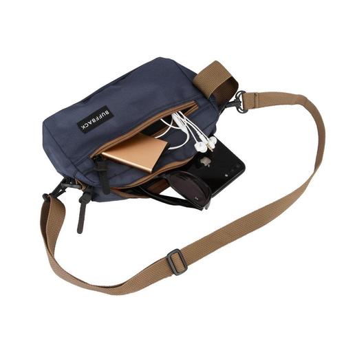 Foto Produk slingbag pouch tas selempang pria tas kuliah waistbag sling bag - Navy dari Mamanstore