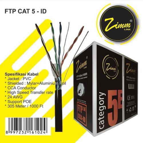 Gambar Kabel LAN zimmlink singgle Jacket Meteran dari DIMAS ALFARUQ Kab. Bondowoso Tokopedia