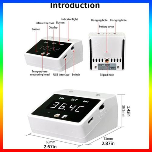 Foto Produk Termometer Rehabor-k2 Inframerah Digital Mini dari Priority CCTV