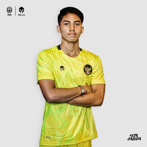 Foto Produk MILLS Timnas Indonesia Jersey Keeper Third Player Isuue 1022GR Yellow - Yellow, M dari MILLS Official