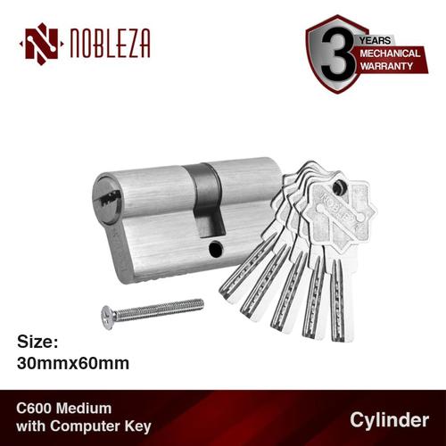 Foto Produk NOBLEZA Cylinder Medium Computer Key Silinder Kunci Komputer Pintu dari Nobleza Hardware