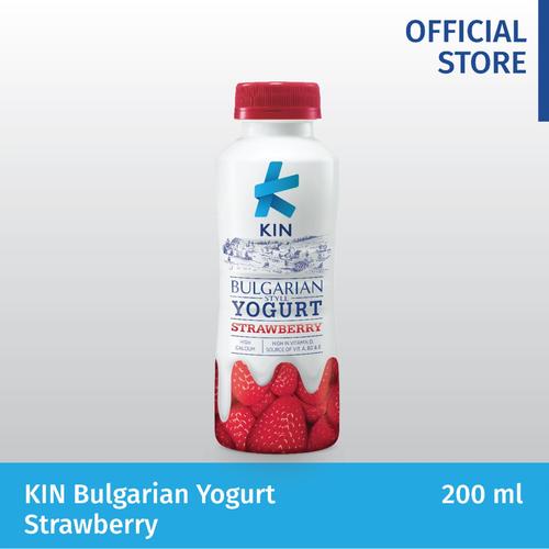Foto Produk KIN BULGARIAN YOGURT STRAWBERRY 200 ML dari Kindairy ID