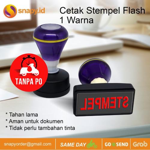 Foto Produk Cetak Stempel Flash| Stample Flash 1 Warna - Satu Warna dari snapy