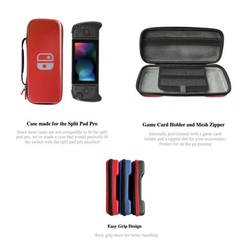 Foto Produk Nintendo Switch Lucky Fox Carrying Case / Tas Pouch Bag Split Pad Pro - Merah dari Suyanto//Liberty Game