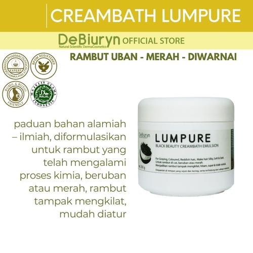 Foto Produk DeBiuryn Lumpure Black Beauty Creambath 350gr - Uban - Diwarnai dari Debiuryn Dermacosmetics