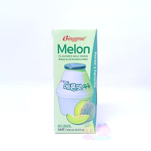 Jual (MELON MILK) BINGGRAE MELON FLAVOURED MILK 200ML Jakarta Utara