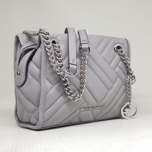 michael kors kathy small pearl gray 