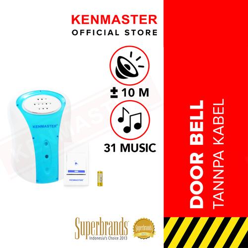 Foto Produk Kenmaster Door Bell Detail Kanan KM-008 - Bel Pintu Rumah / Wireless dari Kenmaster Official