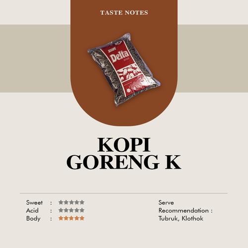 Foto Produk Kopi Delta K Robusta 1kg - biji dari Taman Delta Coffee Roastery (Supplier Kopi)