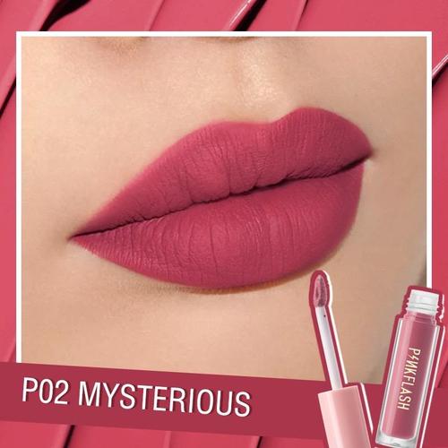 Foto Produk PINKFLASH L01 Ohmykiss Lipstick Cair Matte - P02 dari Gadget Holic