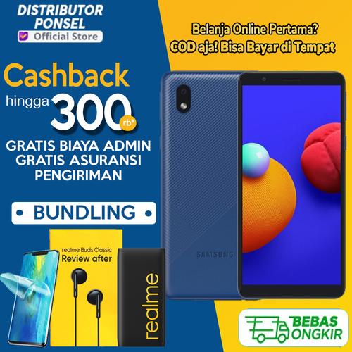 Foto Produk Samsung Galaxy A01 Core 2/32GB Garansi Resmi Samsung A01 2 GB 32 GB - Non Bundle, 1GB 16GB dari Distributor Ponsel