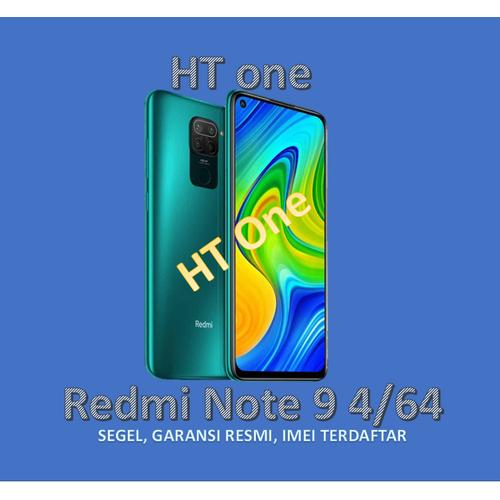 Foto Produk Xiaomi Redmi Note 9 4/64 RAM 4GB ROM 64GB GARANSI RESMI XIAOMI - RANDOM dari HT One