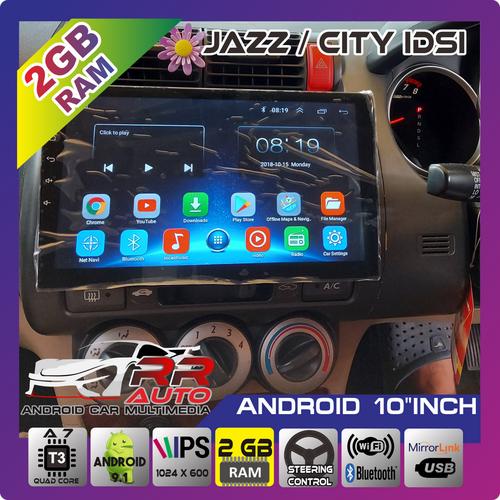 Foto Produk honda city jazz idsi | headunit android 10in wifi(free kamera&socket) dari autotesla,car android