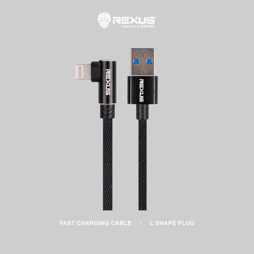 Foto Produk Rexus USB Cable Data CB135C Type C 2M Fast Charging 2.4A - Abu-abu dari Rexus Official Store