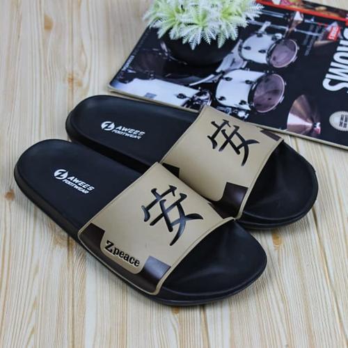 Foto Produk sandal slide/ sandal pria/ sandal kekinian - cream, 39 dari zawsfootwear