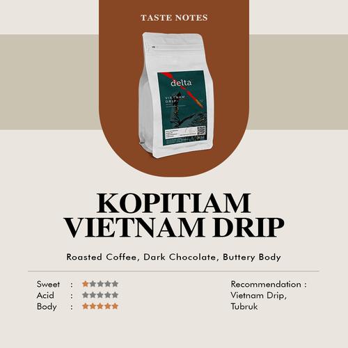 Foto Produk Kopi Tiam Biji Sangrai 200gr dari Taman Delta Coffee Roastery (Supplier Kopi)