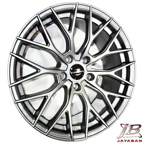 Foto Produk Velg racing ring 18 inch Torsion Volta PCD 5x114.3 mobil Innova, Civic dari JBautofashion