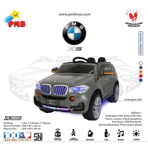 Foto Produk MAINANANAK MOBIL AKI PMB M 7988 BMW X5 - Abu-abu dari EAZYTOYS