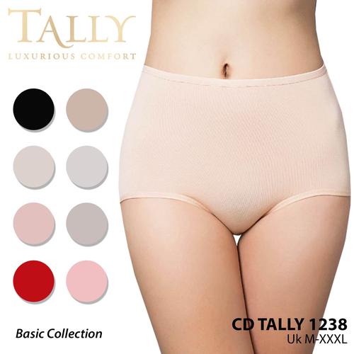 Foto Produk TALLY 1238/1229 Celana Dalam Polos highwaist bahan Katun - L dari Tally Official Store
