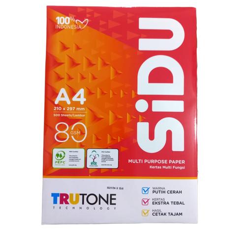 Jual KERTAS HVS SIDU A4 80 GSM - Kota Semarang - Sumurboto Stationery