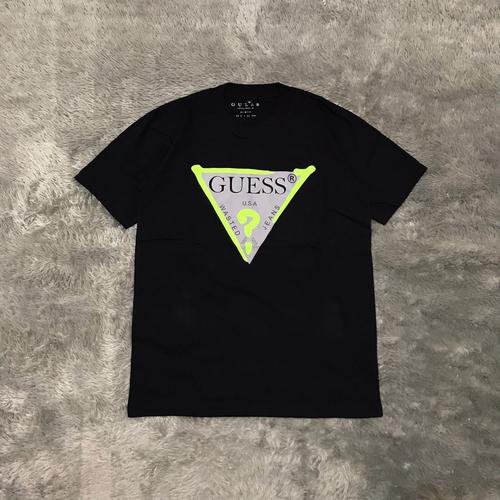 Jual Guess neon triangle outline black 