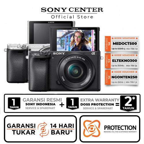 Foto Produk Sony A6400 Kit 16-50mm / Sony Alpha A6400 / Sony Alpha 6400 Kit - Hitam, Unit Only dari Sony Center Official