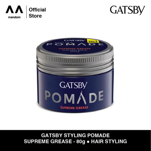 Gambar GATSBY Styling Pomade Supreme Grease 80g dari MandomOfficial Tokopedia
