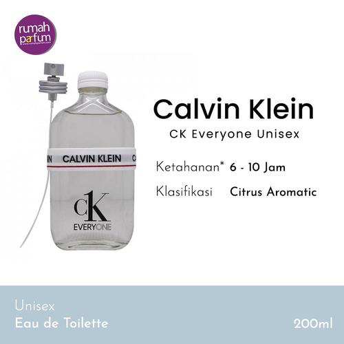 Jual Calvin Klein Parfum Original CK Everyone Unisex 200 ML - Jakarta Barat  - Rumah Parfum | Tokopedia