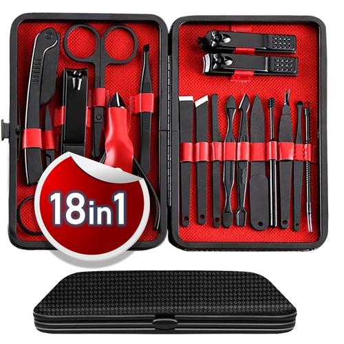 Gambar Manicure pedicure gunting kuku set nail#clipper#tools#15in1#art#15#pcs - 18 in 1 dari recehpedia Jakarta Pusat Tokopedia