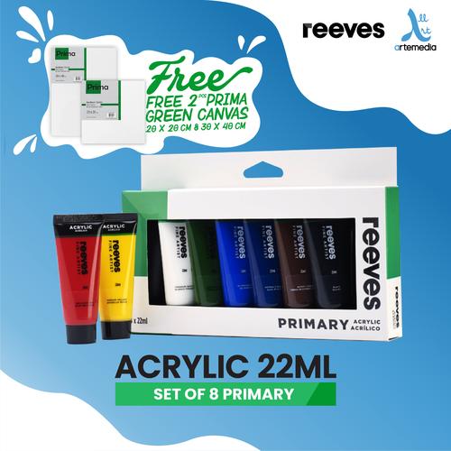 Gambar Cat Akrilik Reeves Artists 8x22ml Acrylic Color Paint Set dari Artemedia Shop Kota Bandung Tokopedia