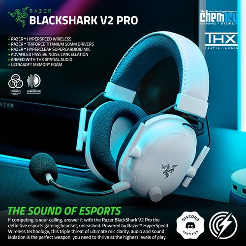 Promo Razer Blackshark V2 Pro White Wireless Gaming Headset - Jakarta Pusat  - Chemicy Gaming | Tokopedia