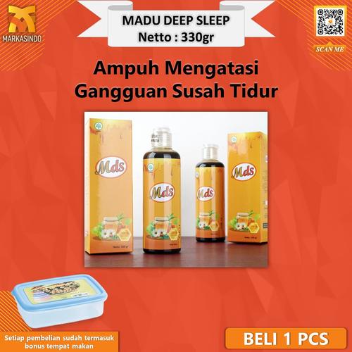Gambar Madu Deep Sleep 330g untuk atasi insomnia / gangguan susah tidur - BELI 1 dari Markasindo Store Kota Bekasi Tokopedia