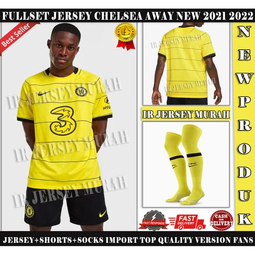 Jual SETELAN JERSEY BOLA GRADE ORI CHELSE TERBARU 2021