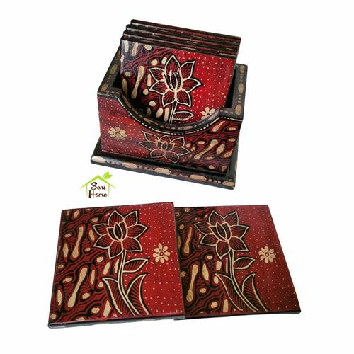 Gambar Tatakan Gelas/Coaster Batik dari Seni Home Jakarta Selatan Tokopedia