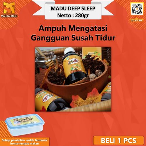 Gambar Madu Deep Sleep 280g atasi insomnia / susah tidur - 1 pcs dari Markasindo Store Kota Bekasi Tokopedia