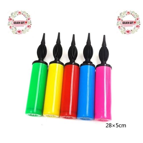 Foto Produk Pompa Balon tangan manual warna warni / Pompa Tangan dari Golden gift