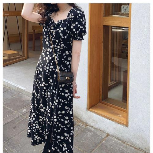 Jual black daisy dress - Jakarta Barat 