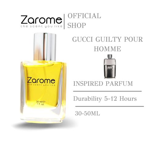 Jual Zarome Parfum Pria Aroma Gucci Guilty Pour Homme - 5 jam 30 ML - Kota  Bandung - Zarome Parfum Official Shop | Tokopedia