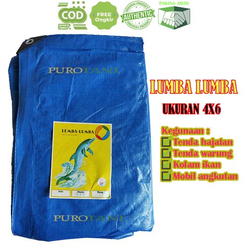 Gambar Terpal plastik merk lumba lumba ukuran 4x6 dari Purotani.ID Kab. Purworejo Tokopedia