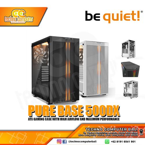 Gambar CASING BE QUIET PURE BASE 500DX - ATX GAMING CASE FREE 3PCS FAN - Putih dari Techno Computer Bali Kota Denpasar Tokopedia