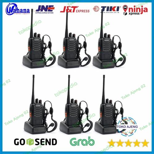 Promo Paket 6 Unit Radio HT Handy Talky 