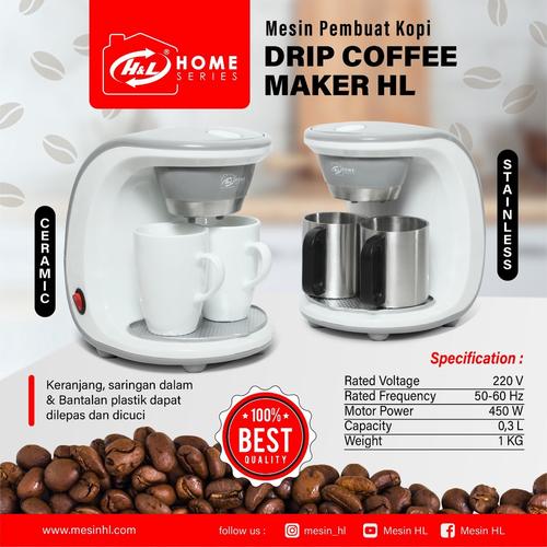Electric drip coffee maker BERGARANSI 