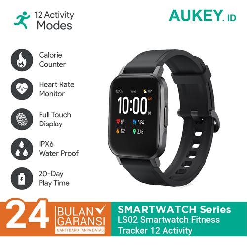 AUKEY LS02 Jam Tangan Pintar Pelacak Kebugaran 12 Mode Aktivitas untuk  Android IOS Tahan Air Inggris Jerman Prancis Spanyol dan Italia|Jam Tangan  pintar| - AliExpress