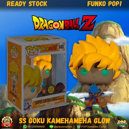 Jual Funko POP! Dragon Ball Z - Super Saiyan Goku Kamehameha Glow #984