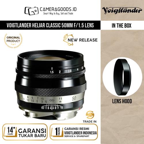 Gambar Voigtlander Heliar Classic 50mm f/1.5 Lens for VM Leica M mount dari Camera Goods Jakarta Utara Tokopedia