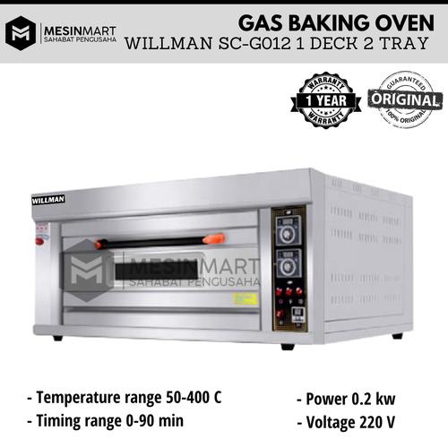 Gambar Gas Baking Oven Mesin Pemanggang Roti 1 Deck Layer 2 Tray SC-G012 dari MesinMart Jakarta Timur Tokopedia